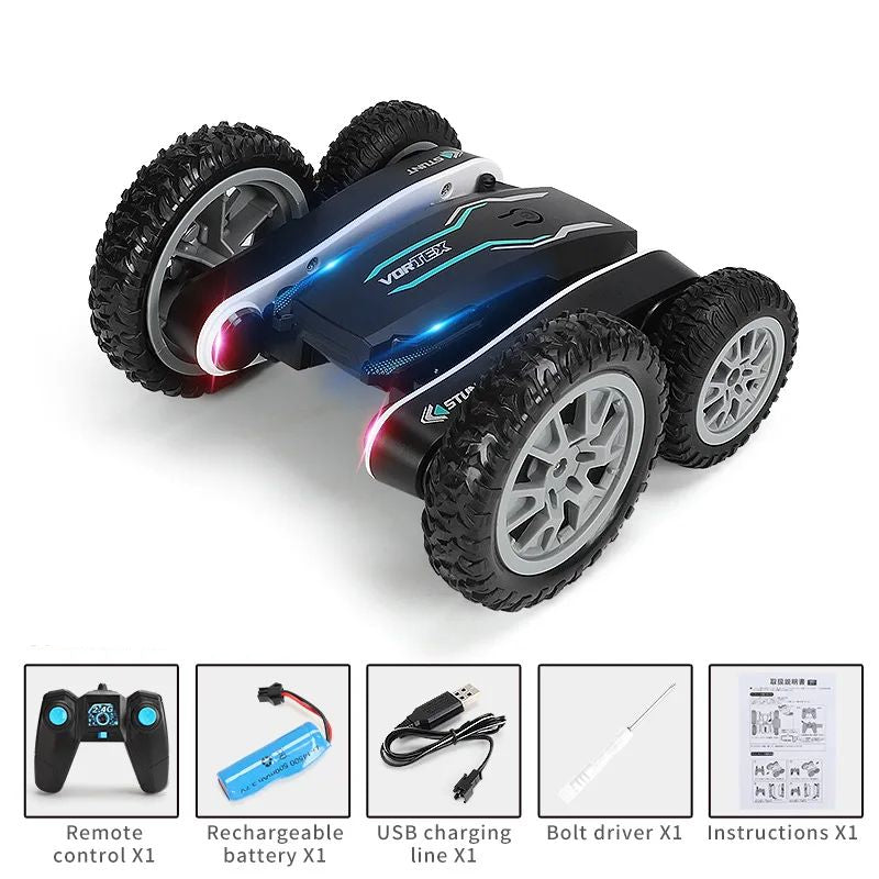 1_154a1199-fccd-4a5c-83b1-7325a6e60efe Twirl Beast– 360° Gekheid – RC Auto Zwart | Educatief Speelgoed - Afbeelding 1