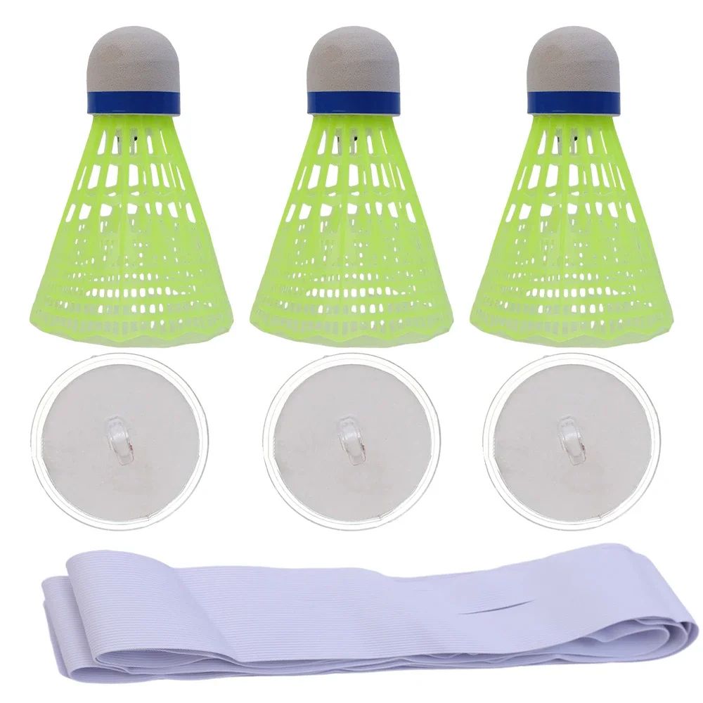 1_18950495-6299-4f81-a4c4-f3d42fbe42fd SportFlex– Handig&Educatief– Badminton Trainer 3 stuks | Educatief Speelgoed - Afbeelding 1