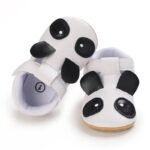 Mini Fashion - Zachte Eerste Stapjes - Dieren Kinder Schoentjes Panda Paws Steps / 13cm (12–18 maanden) | Educatief Speelgoed