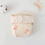 ComfyCotton– Waterdicht&Veilig– Biokatoenen Oefenbroekjes Klein roze konijn / M (5.5-10kg) - 3-9 maanden | Educatief Speelgoed