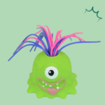 Yellie– Grappig&Interactief– Monster Stressspeeltje Groen | Educatief Speelgoed