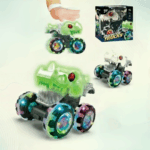 GlowRover– Sterk&Schokbestendig– RC Monstertruck Gloeiend Groen | Educatief Speelgoed