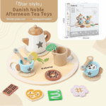 Woods– Simpel&Charmant– Houten Theeset voor Kinderen Sterren | Educatief Speelgoed