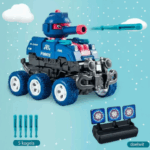 TankHero– Actief&Robuust– Speelgoedtank met Schietfunctie Blauw / Ja | Educatief Speelgoed