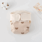 ComfyCotton– Waterdicht&Veilig– Biokatoenen Oefenbroekjes Bruine regenboog / S (0-5kg) - 0-3 maanden | Educatief Speelgoed
