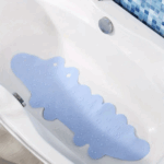 AquaJoy– Antislip&Veilig– Kinderbadmat Krokodil Blauw | Educatief Speelgoed