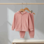 Mini Fashion™ – Zacht en warm – Joggingpak Lichtroze / 140 (7–8 jaar) | Educatief Speelgoed