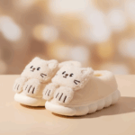 SnuggleKitty– Warmte&Veiligheid– Kinder Katten Sloffen Beige / 19 (18–24 maanden) | Educatief Speelgoed