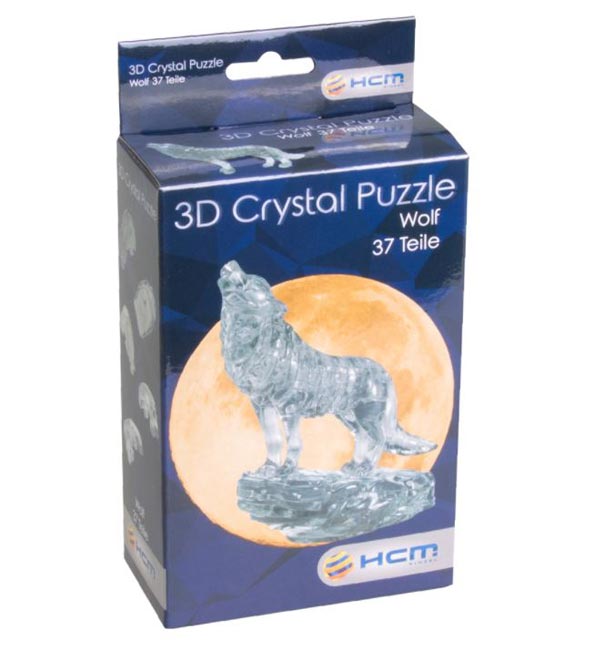 Crystal 3D Puzzle - Wolf (37) - 3d Puzzel Crystal 3D Puzzle - Wolf (37) - 3d Puzzel - Afbeelding 1