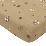 Hoeslaken Co-Sleeper Meyco Forest Animals Sand 50x90