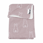 Deken Wieg Meyco x Mrs Keizer Velvet 75x100 Rabbit Lilac