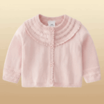 CozyCub– Comfortabel&Modieus– Gebreide Kinder Cardigan Sweater Lichtroze / 110 (2-3 jaar) | Educatief Speelgoed