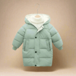 CuddleCoat– Knus&Beschermend– Katoenen Winterjas Groen / 110 (4 jaar / 59 cm / 80 cm) | Educatief Speelgoed