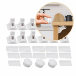 SafeSpace Click– Onzichtbare Bescherming – Magnetisch Kinderslot Zonder Boren 12x Lockie incl. 3x sleutels | Educatief Speelgoed