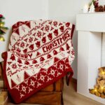 Katia haakpakket - Merry Blanket - rood