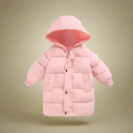 CuddleCoat– Knus&Beschermend– Katoenen Winterjas Roze / 150 (8 jaar / 70 cm / 96 cm) | Educatief Speelgoed