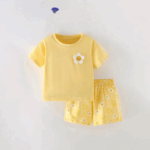 SunnyBloom– Zomer&Schattig– Matchende Zomerset Gele bloem / 100 (2-3 jaar) | Educatief Speelgoed