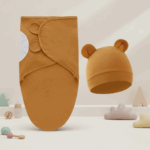 SnuggleBear– Zachte&Warme– Baby Wikkel Deken Kameel | Educatief Speelgoed