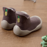 BareFoot– Natuurlijk Lopen – Babyschoenen Met Flexibele Zool Donkerbruin / 20–21 (6-12 maanden) | Educatief Speelgoed