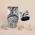 SnuggleBear– Zachte&Warme– Baby Wikkel Deken Zebra | Educatief Speelgoed