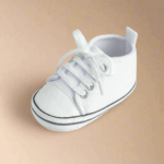 LittleTrend– Schattig&Veilig– Baby Sneakers Wit / 7-12 maanden | Educatief Speelgoed