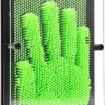 PinArt 3D– Creatief&Interactief– Sculptuur Bord M (17.8 × 12.5 × 5.8 cm) / Groen | Educatief Speelgoed