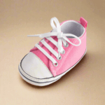 LittleTrend– Schattig&Veilig– Baby Sneakers Roze-wit / 7-12 maanden | Educatief Speelgoed