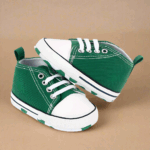 BabyStride– Ademend&Flexibel–'Eerste stapjes'Sneakers Stevig groen / 12 ( 6–12 maanden) | Educatief Speelgoed