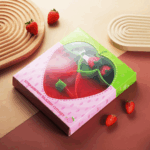 MiniMeal– Veilig&Antislip– Siliconen Peuterbord Set met Bestek ?Aardbeien (set van 5) | Educatief Speelgoed