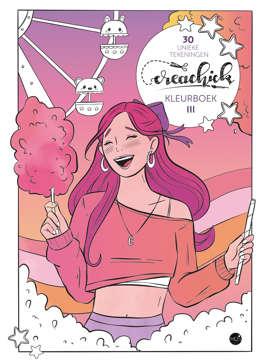 Kleurboek - CreaChick kleurboek III Kleurboek - CreaChick kleurboek III - Afbeelding 1