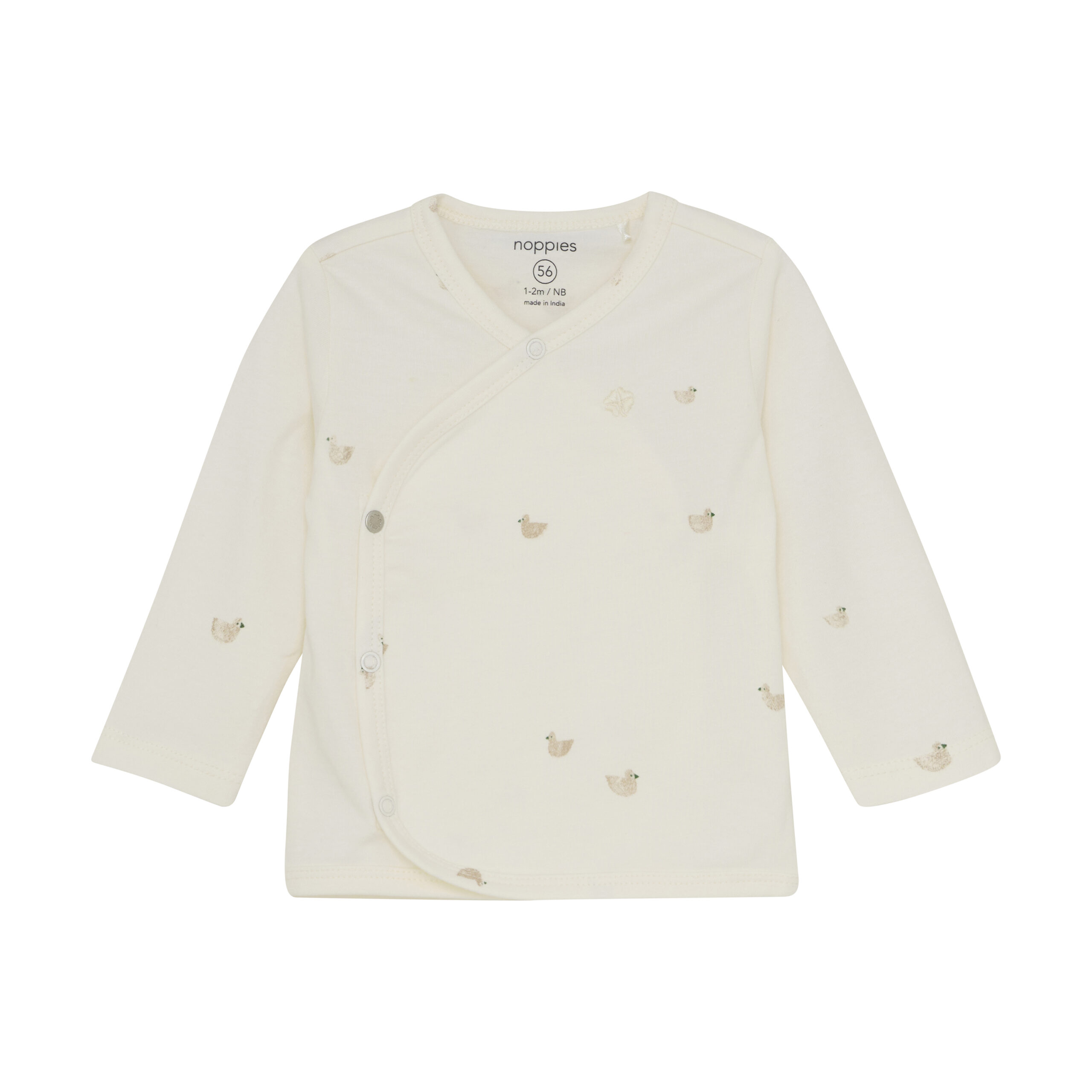 Shirt Longsleeve Noppies NOOS Overslag Nour Animals Off White Shirt Longsleeve Noppies NOOS Overslag Nour Animals Off White - Afbeelding 1