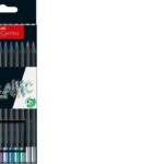 Faber-Castell Black Edition kleurpotloden - 12 stuks - metallic