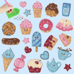 GemArt– Schattig&Glanzend– Diamant Painting Stickers Zoete B | Educatief Speelgoed