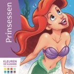 Kleurboek - Kleuren op nummer voor volwassenen - Disney Prinsessen