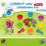 Rainbow Teddy Bears Toys™ - Educatief&Creatief - Regenboog Telberen Beren (Insecten) | Educatief Speelgoed