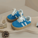 TinySteps– Comfort&Stijl– Sneaker met Veters Blauw / 18 (9 – 12 maanden / 13.5 cm) | Educatief Speelgoed
