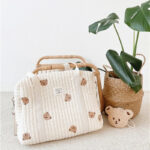 MiluBaby– Ruim&Lichtgewicht– Luxe Luiertas Beer | Educatief Speelgoed