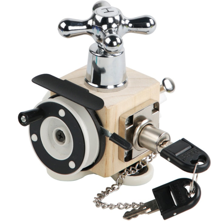 Hcf7387e66e3d4b2cbfff1e586f330b1cr Woods™ | Ontwikkel de handvaardigheid - Busy Cube In huis | Educatief Speelgoed - Afbeelding 1