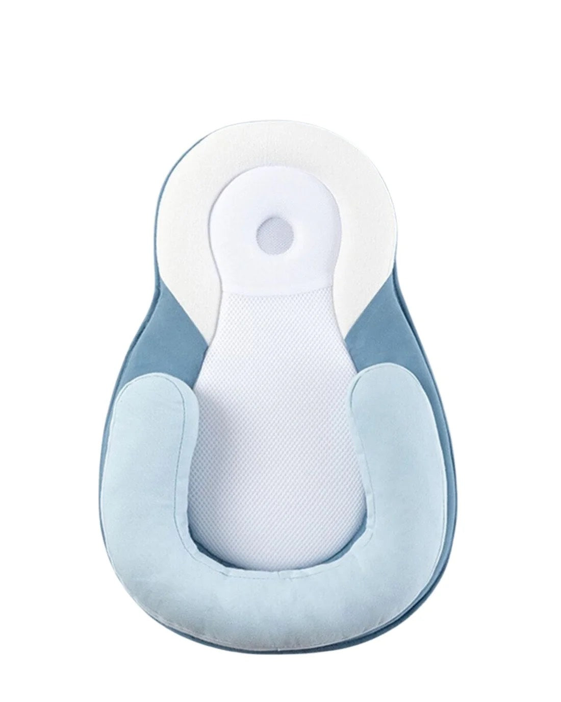 NestNova– Gezond&Veilig– Ergonomisch Babynestje Blauw | Educatief Speelgoed
