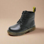 BlackLine– Sterk&Comfortabel– Lace-Up Combat Boots Enkel / 35 (21 cm / 7–8 jaar) | Educatief Speelgoed