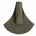 Baby Carry Sling™ - Verstelbare draagzak - Heupdrager Groen Rib | Educatief Speelgoed