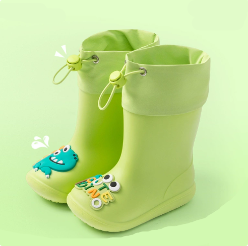 QQ_1756539304778 Mini Fashion™ - Waterdicht voor kinderen - Regenlaarzen Groene Dino / 28.5 (6-7 jaar) | Educatief Speelgoed - Afbeelding 1