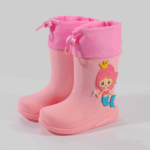 Mini Fashion™ - Waterdicht voor kinderen - Regenlaarzen Roze Zeemeermin / 26.5 (4-5 jaar) | Educatief Speelgoed