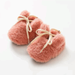 SnuggleBunny– Warm&Veilig– Antislip Bunny Pantoffels 18 (12–18 maanden / 12.5–13 cm) / Roségoud | Educatief Speelgoed