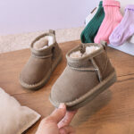 CozySteps– Warm&Praktisch– Kinder Enkellaarsjes Bruin / 18 (9–12 maanden / 12.5 cm) | Educatief Speelgoed