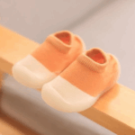 TinySteps– Comfort&Veiligheid– FlexiFeet Baby Schoentjes Oranje / 26/27 (3–4 jaar / 15.5 cm) | Educatief Speelgoed