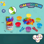 Rainbow Teddy Bears Toys™ - Educatief&Creatief - Regenboog Telberen Vernieuwde stijl: Muis | Educatief Speelgoed