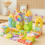 GearTrack– Elektrisch&Educatief– Bouwblokken Speelset 191 stuks | Educatief Speelgoed