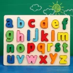 AlphaBlocks– Houten&Educatief– 3D-letterpuzzel Kleine letters | Educatief Speelgoed