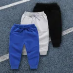 ActiveWear– Cool&Flexibel– Joggingbroek voor kinderen Zwart/Grijs/Blauw (2+1 GRATIS) / 150 (10–11 jaar) | Educatief Speelgoed